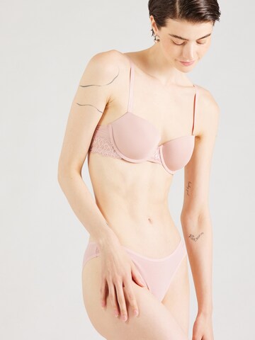 Calvin Klein Underwear Балконет Бюстгальтер в Ярко-розовый: спереди