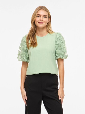 VILA Shirt 'VIOnesca' in Groen: voorkant