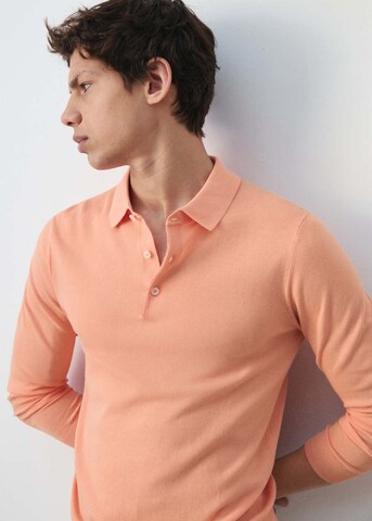 MANGO MAN Sweater 'Pedrosa' in Orange
