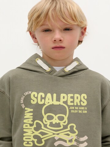 Scalpers Bluza 'Stroke' w kolorze zielony
