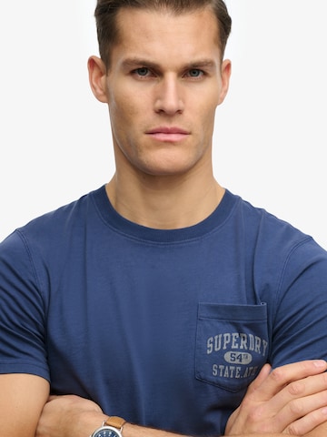Maglietta 'VINTAGE' di Superdry & Co in blu