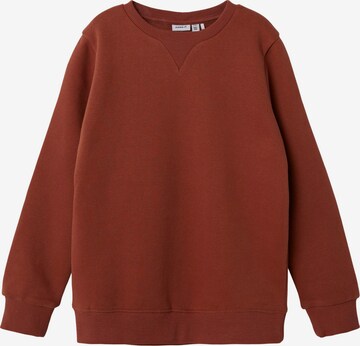 NAME IT Sweatshirt 'Leno' in Rood: voorkant