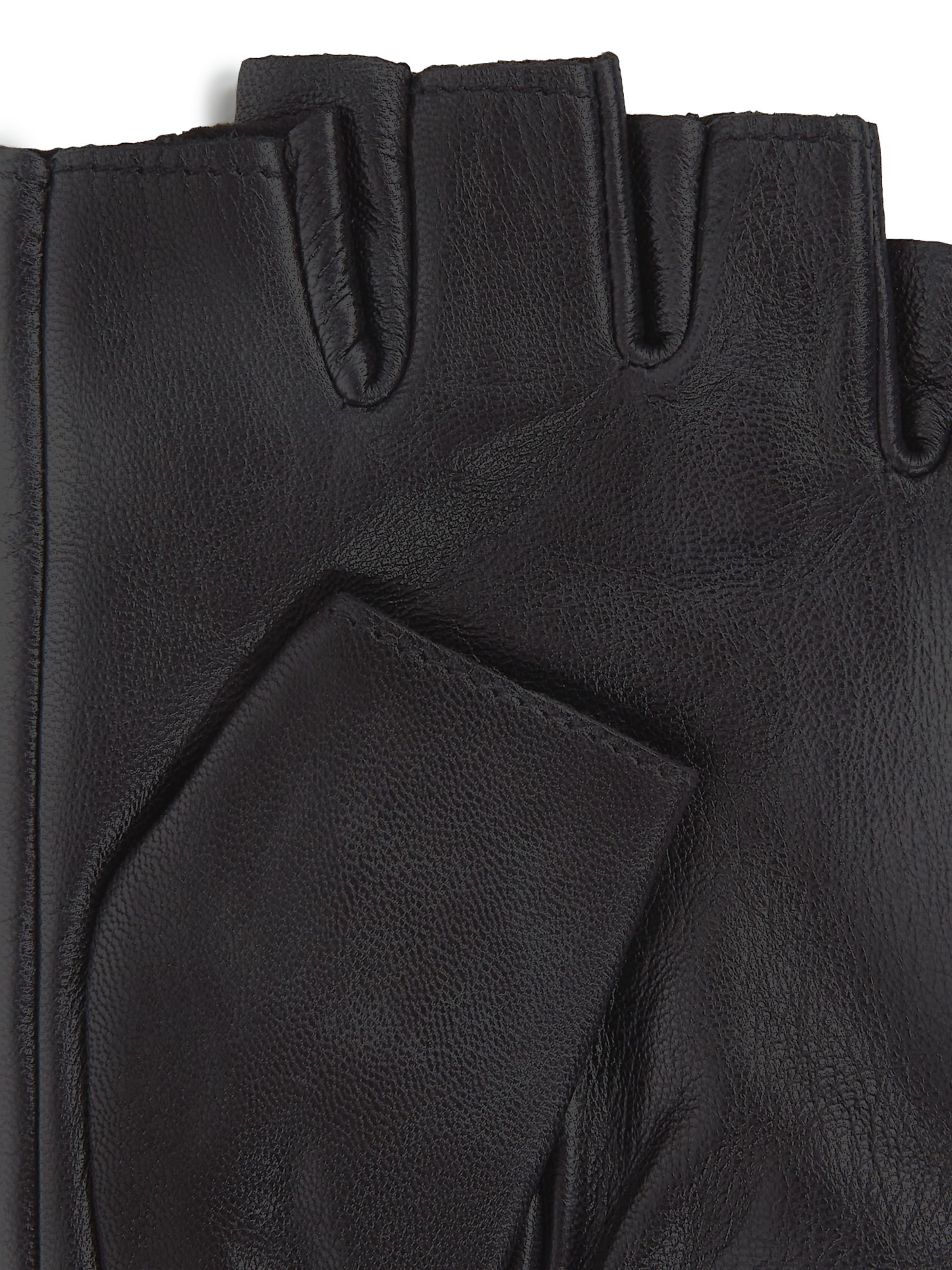 Karl Lagerfeld Korte fingerhandsker i sort