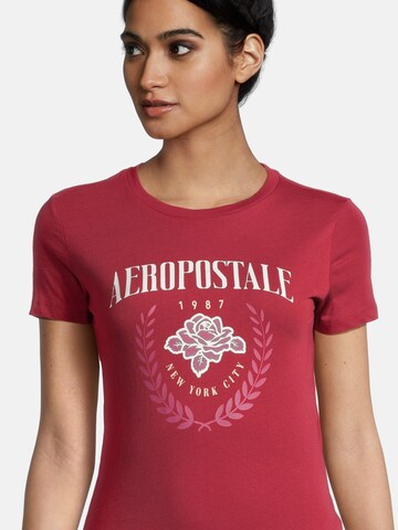 AÉROPOSTALE T-Shirt in Rot