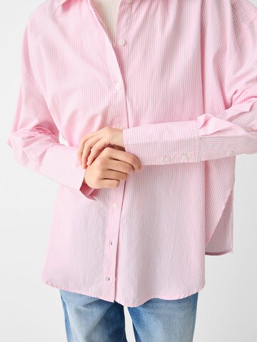 Bershka Bluse in Pink