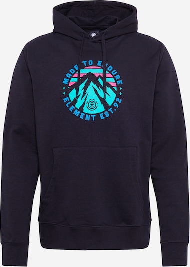 ELEMENT Sportsweatshirt in blau / türkis / pink / schwarz, Produktansicht