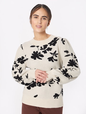 VILA - Pullover 'RIL' em branco: frente