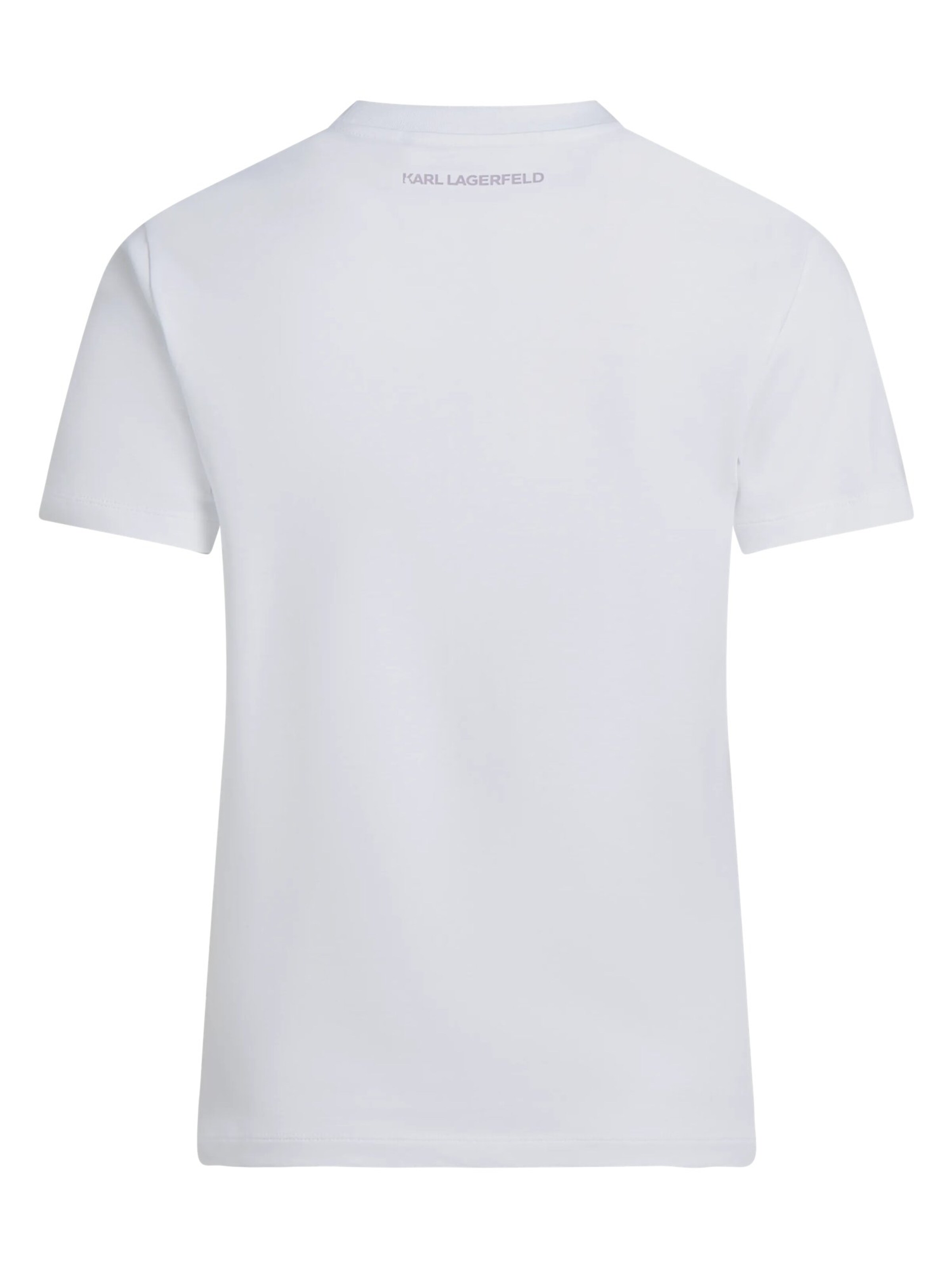 Karl Lagerfeld - Camiseta 'Après Ski Club' en blanco