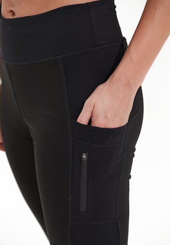 ENDURANCE Skinny Workout Pants 'Janney' in Black