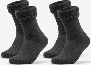 Occulto Socks 'Thermo Nils' in Grey: front