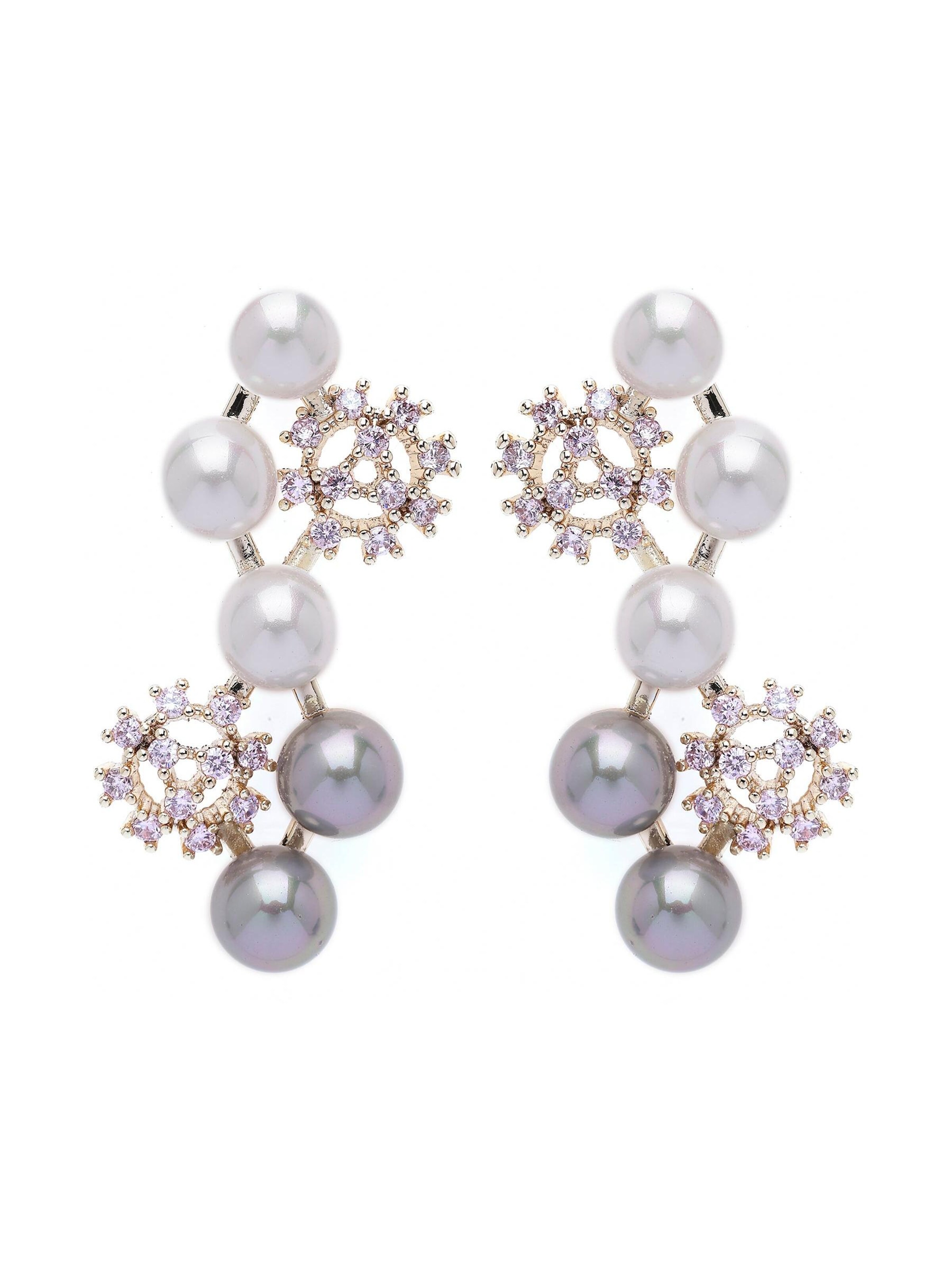 AVANT-GARDE PARIS - Pendientes 'Ninama' en rosa: frente