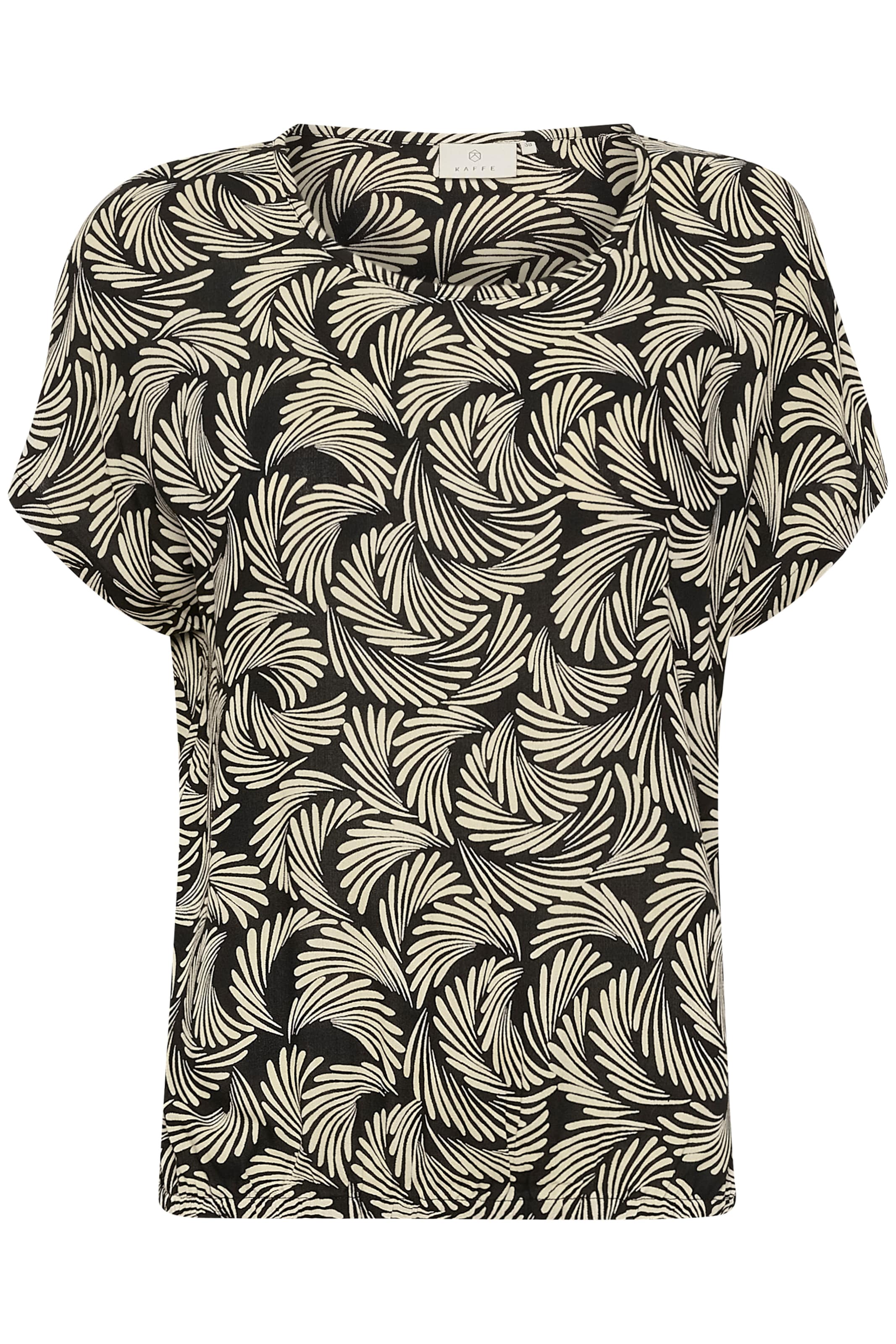 Kaffe Blus 'Marta' i vit: framsida