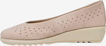 Desa - Zapatillas 'Keilabsatz-Slipper' en beige: frente