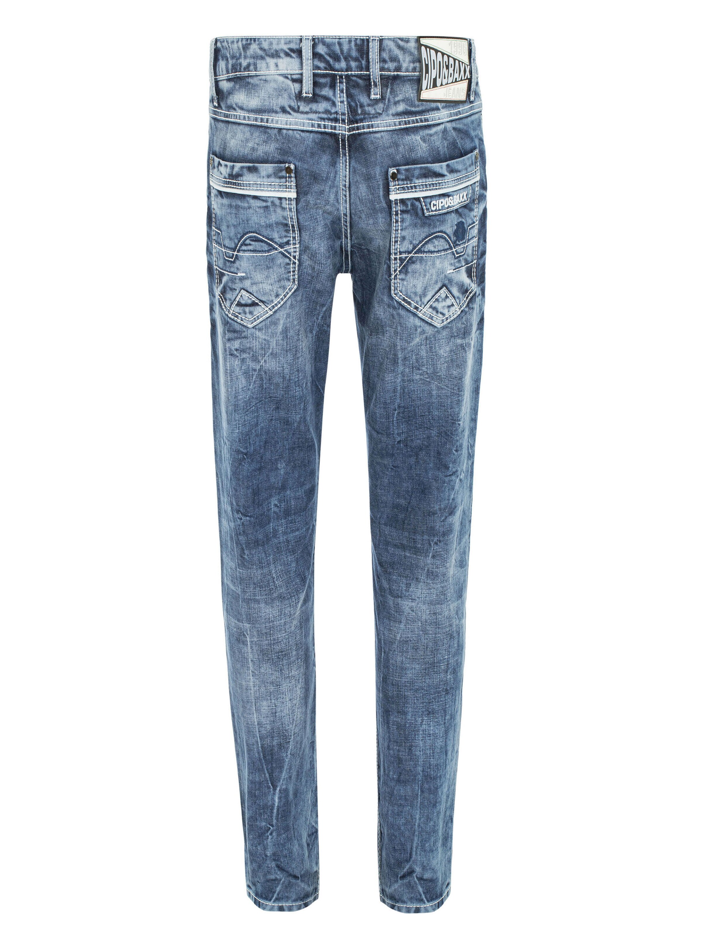CIPO & BAXX Regular Jeans in Blauw