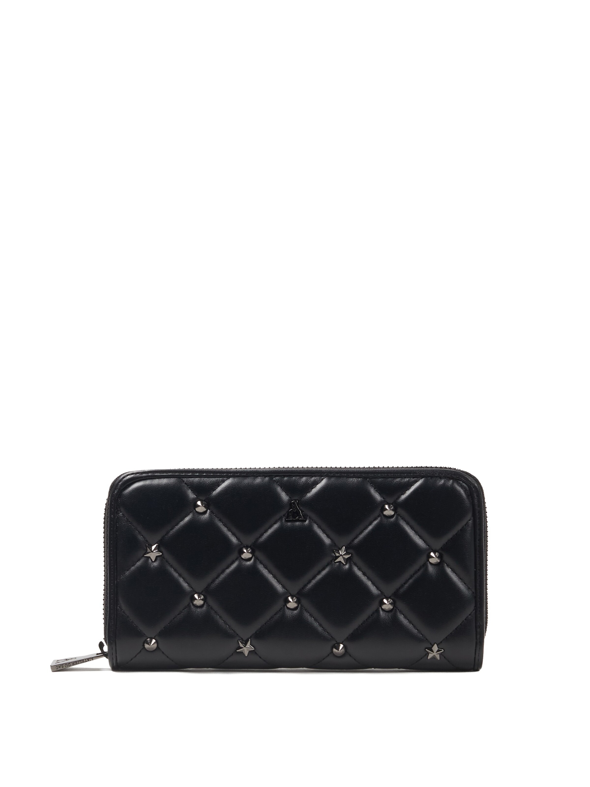 L'Atelier Du Sac Portemonnee 'Fleur' in Zwart: voorkant