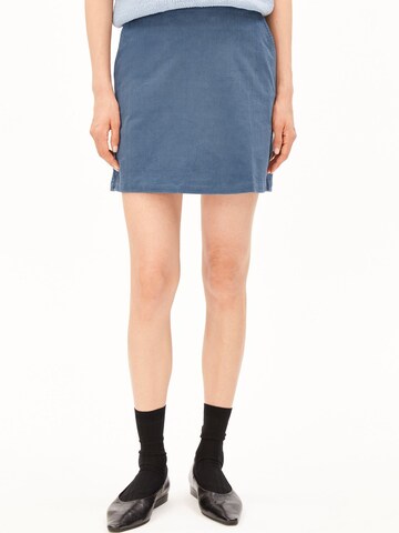 ARMEDANGELS Rok in Blauw: voorkant