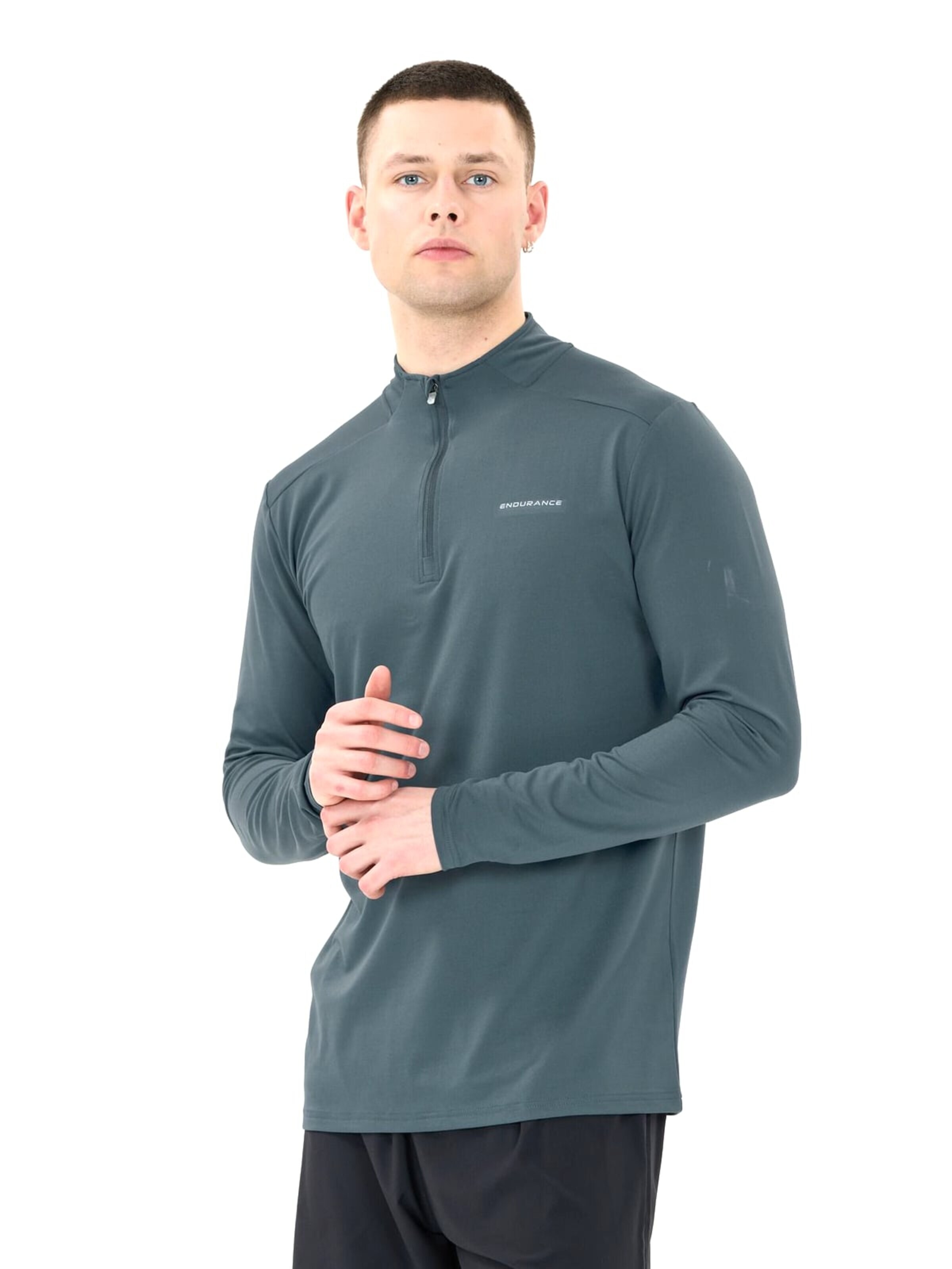 Pull-over 'Armin M Midlayer' ENDURANCE en vert : devant