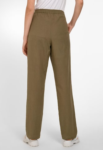 Regular Pantalon Emilia Lay en vert