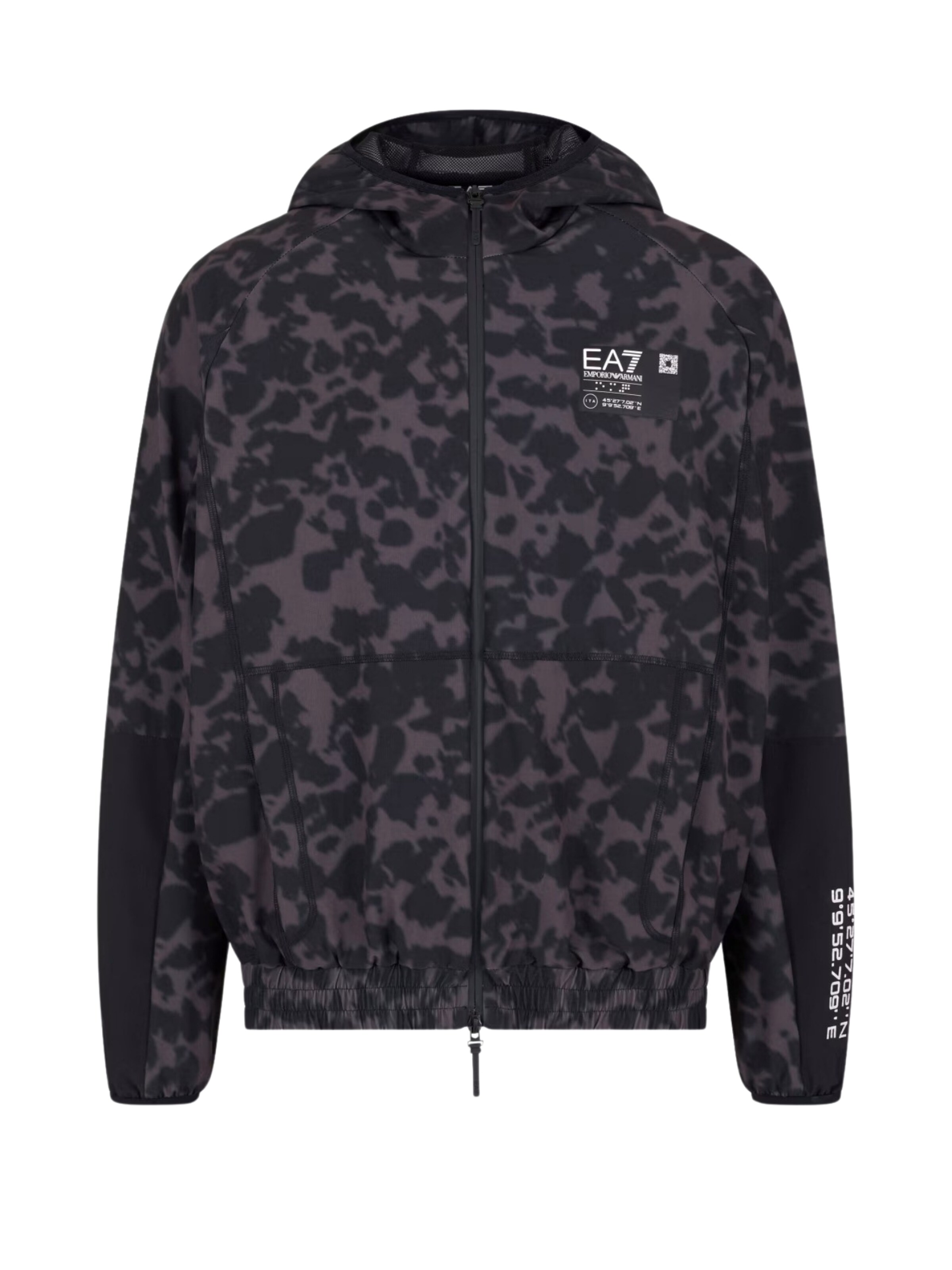 Veste mi-saison 'Visibility' EA7 Emporio Armani en gris : devant