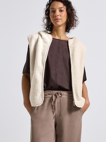 STREET ONE - Chaleco en beige: frente