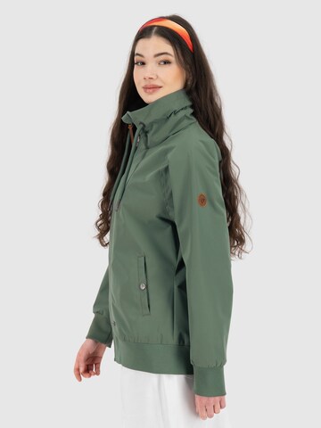 alife & kickin Between-Season Jacket 'JoranaAK' in Green