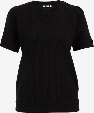 WE Fashion - Sweatshirt em preto: frente