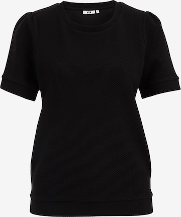 Sweat-shirt WE Fashion en noir : devant