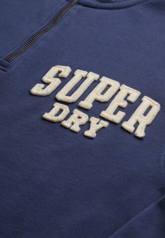 Superdry Sweatshirt 'Athletic Essentials' in Blauw