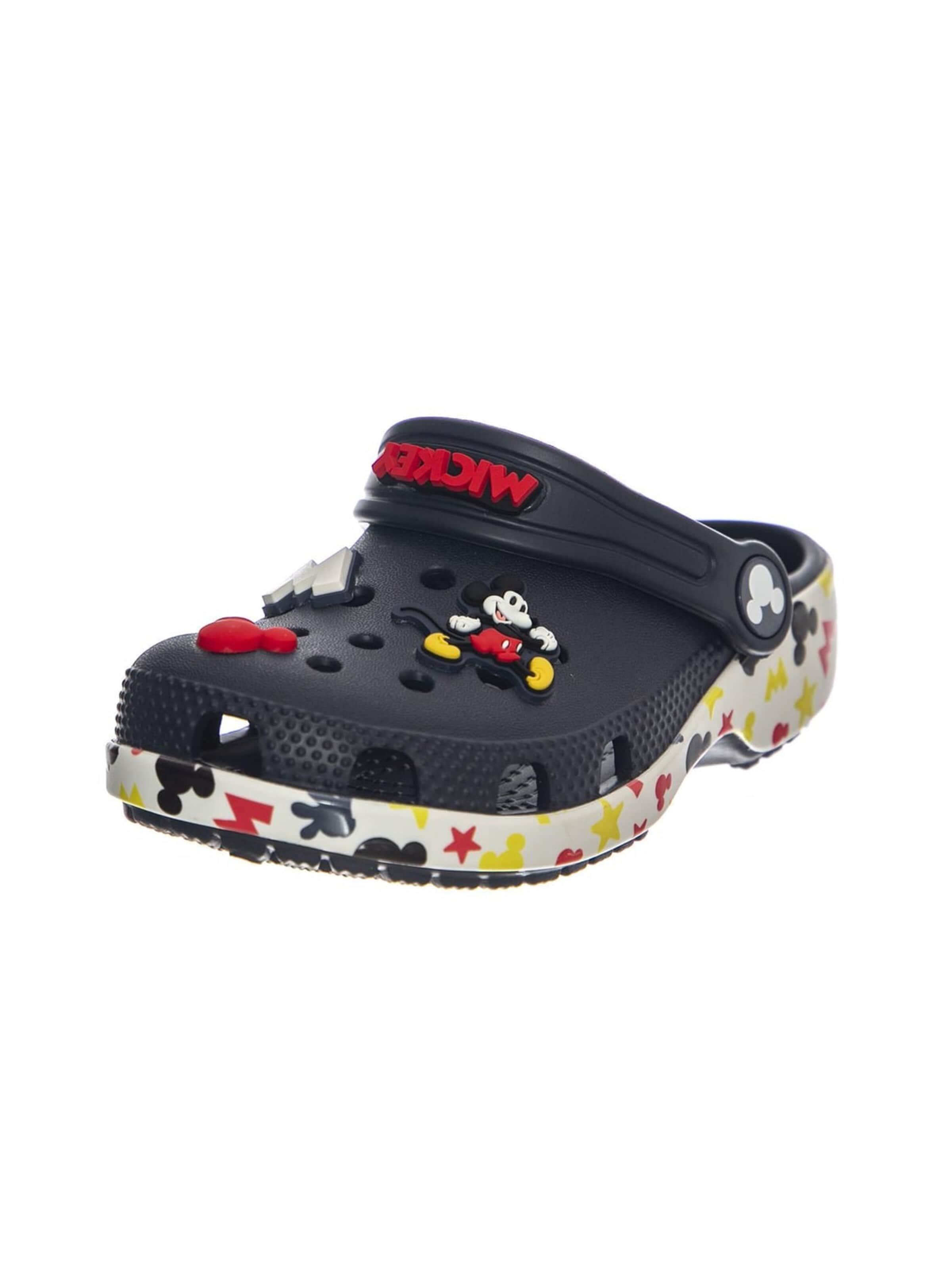 Crocs Sandalen 'Mickey Friends Classic Clog T-MLT' in Blauw: voorkant