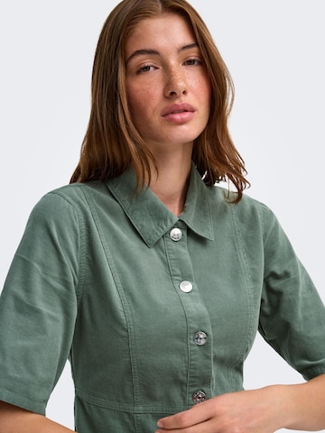 Robe-chemise 'ONLAime' ONLY en vert