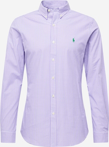 Regular fit Camicia di Polo Ralph Lauren in lilla: frontale