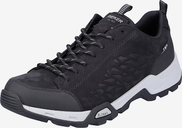 Sneaker bassa di Rieker in nero: frontale