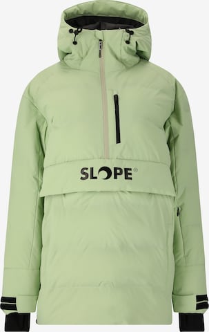 SLOPE Skijacke 'Thumper' in Grün: Vorderseite