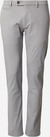 bugatti Slimfit Lærredsbukser i grå: forside