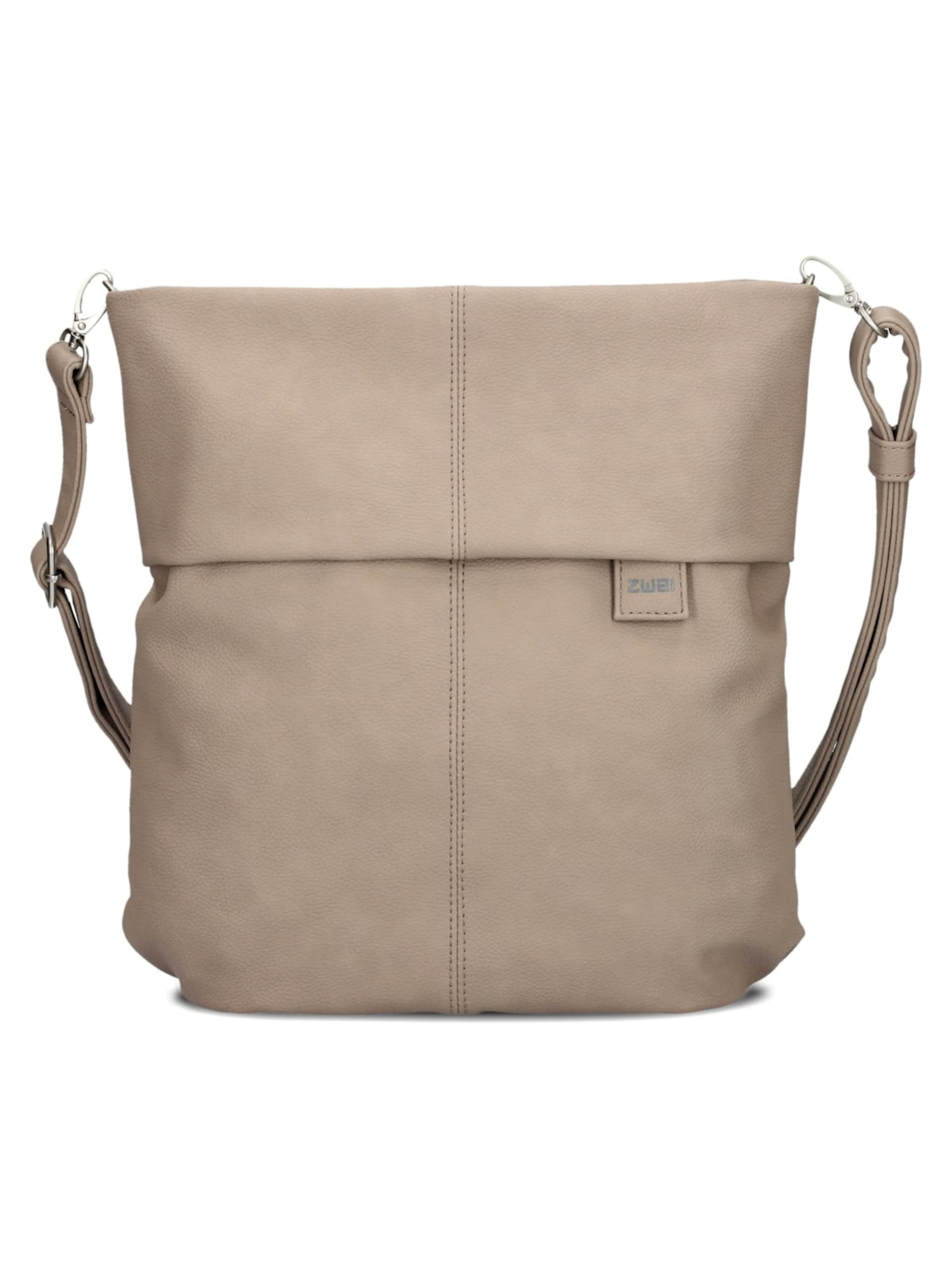 ZWEI Handtas 'MADEMOISELLE.M M12' in Bruin