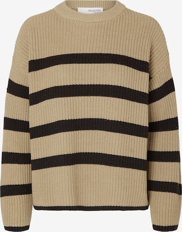 SELECTED FEMME Sweater 'BLOOMIE' in Beige: front