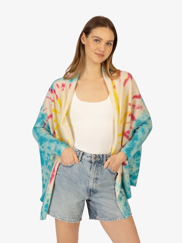 Rainbow Cashmere Knit Cardigan in Mixed colors: front