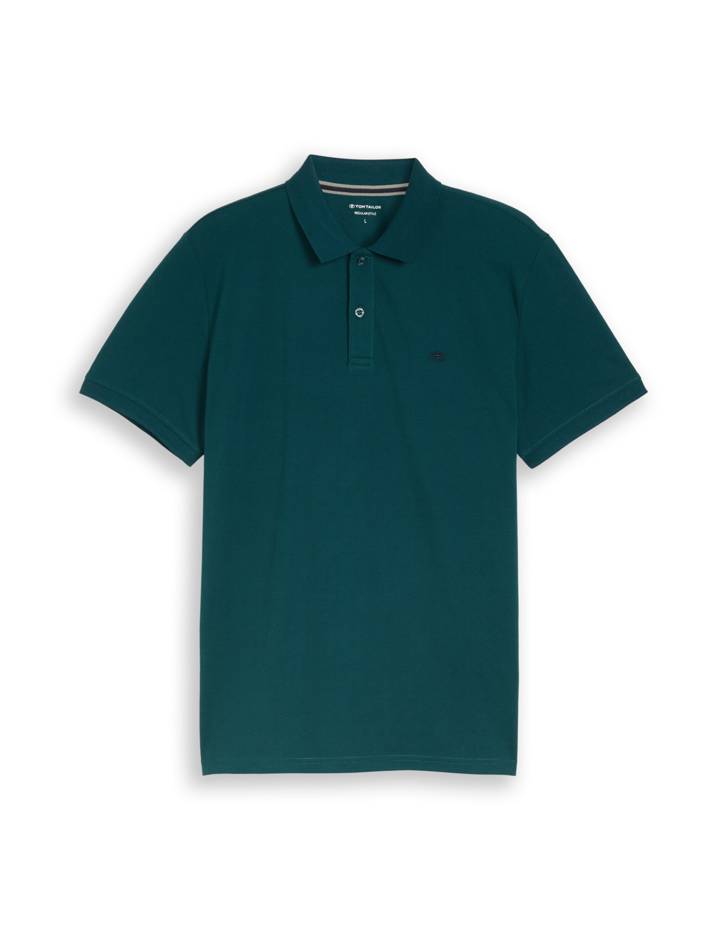 TOM TAILOR Poloshirt in Grün: Vorderseite