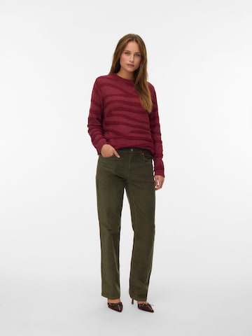 VERO MODA Wide Leg Hose 'MELISA ' in Grün
