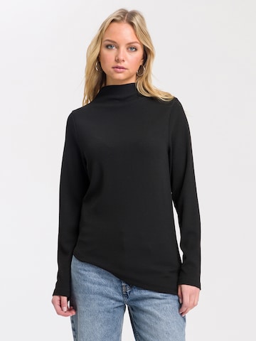 Cross Jeans Shirt '56036' in Schwarz: predná strana