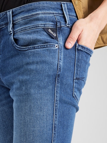 REPLAY Slimfit Jeans 'ANBASS' i blå