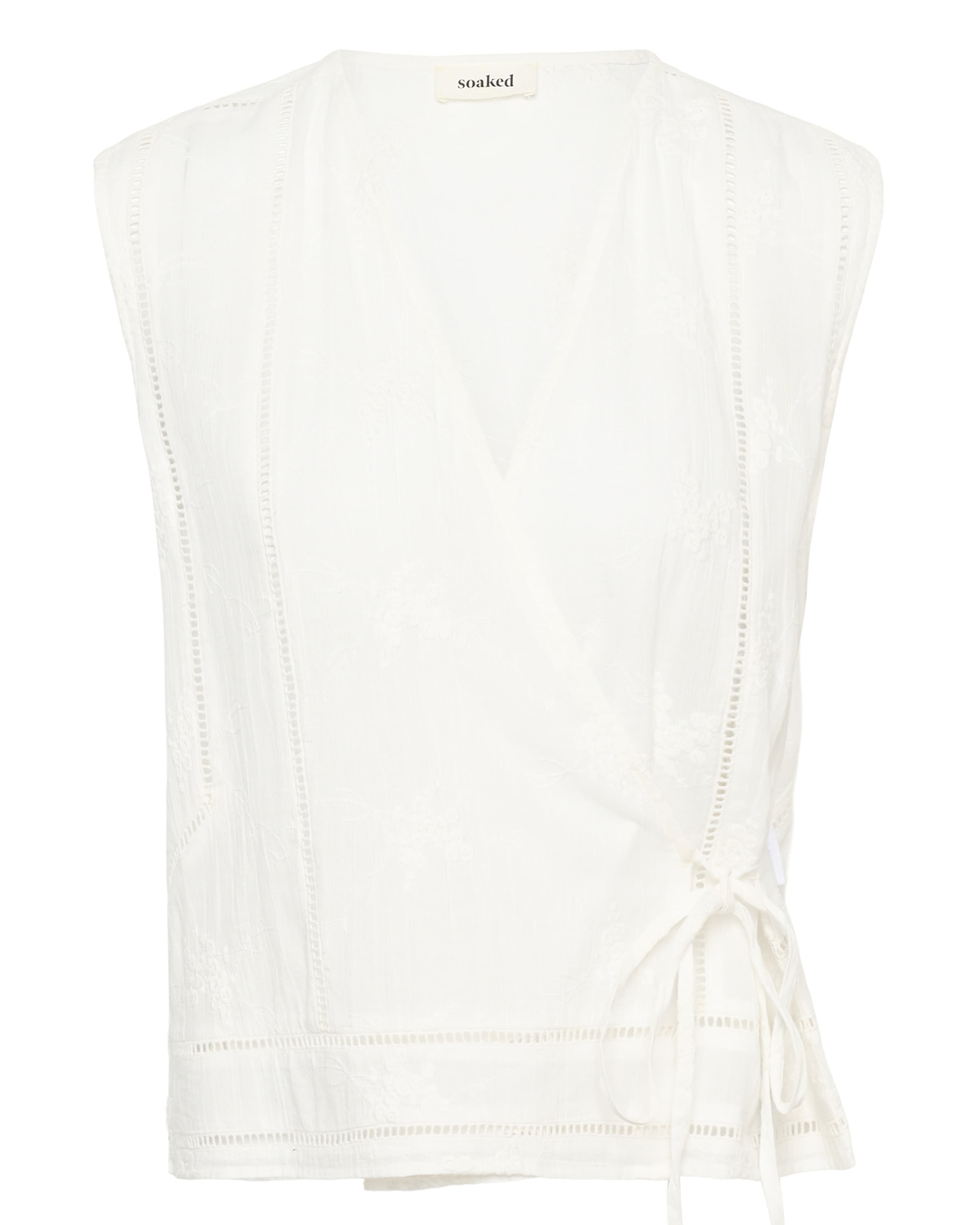 Chemisier 'SLEmbla' SOAKED IN LUXURY en blanc : devant