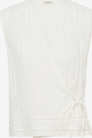 Chemisier 'SLEmbla' SOAKED IN LUXURY en blanc : devant