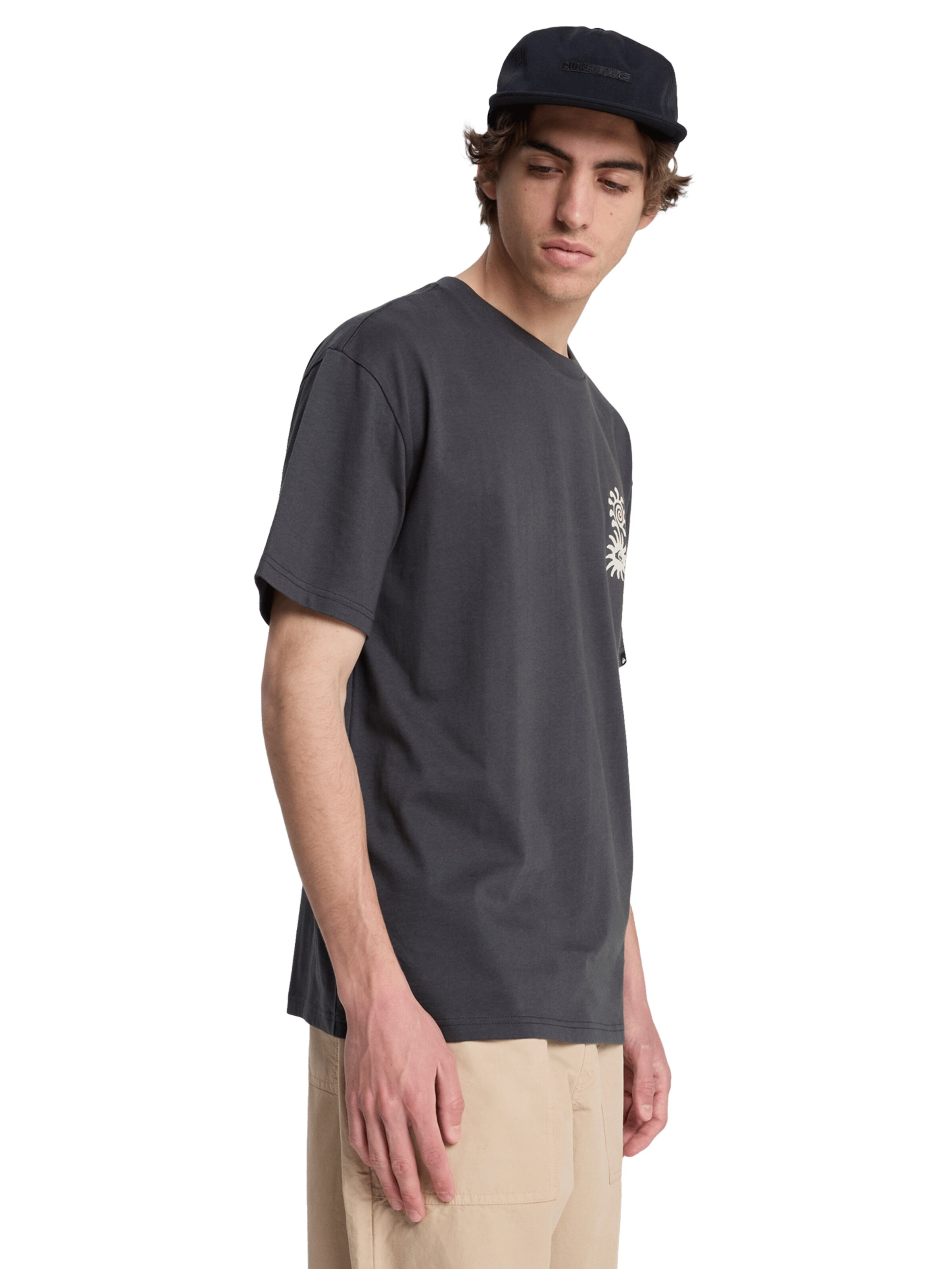 QUIKSILVER Funktionstopp 'Evo Blossom Of Peace' i grå