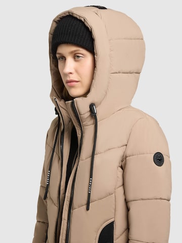 khujo Wintermantel 'Aribay4 Light-YM' in Beige