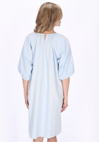 usha WHITE LABEL - Vestido 'Minimalistic' em azul