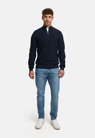 INDICODE JEANS Sweater ' Bull ' in Blue