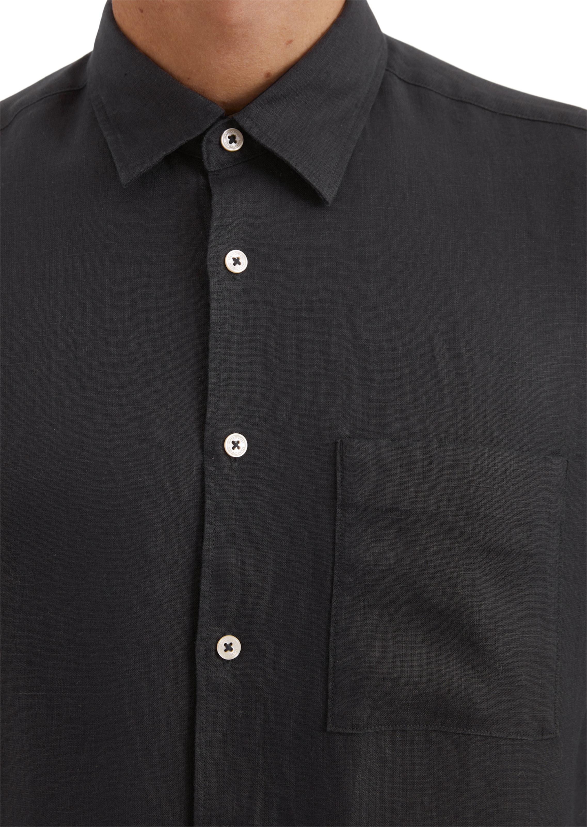 Marc O'Polo Regular fit Button Up Shirt in Black