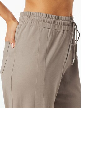 SCHIESSER Pyjamahose 'Mix & Relax' in Beige