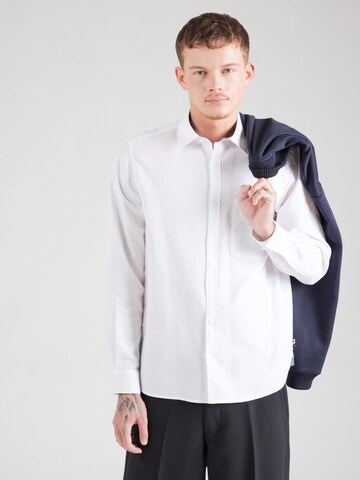 s.Oliver - Ajuste regular Camisa en blanco: frente